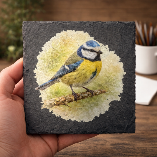 British Garden Collection - Blue Tit - UV Printed - UVSC116