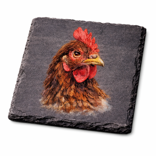 Rustic Farm Animal Collection - Hen / Chicken - UV Printed - UVSC111